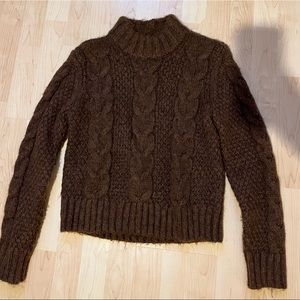 American eagle cable knit sweater